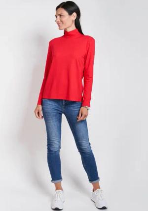 Seidel Moden Rollkragenshirt im Basic-Style, MADE