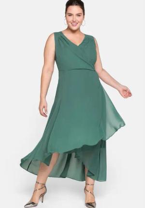Sheego Abendkleid Große Größen in Wickeloptik