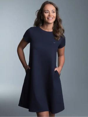 Trigema Jerseykleid TRIGEMA Kleid in Piqué-Qualität