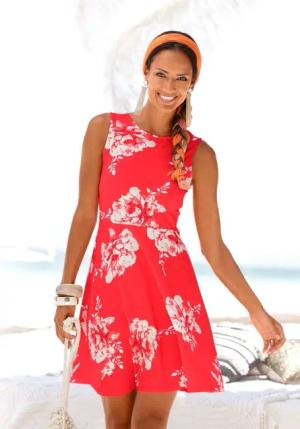 Beachtime Strandkleid mit Blumenprint, Minikleid, Sommerkleid