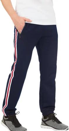 Trigema Sweathose TRIGEMA Jogginghose mit Seitenstreifen