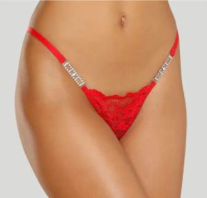 petite fleur gold String mit extravaganten