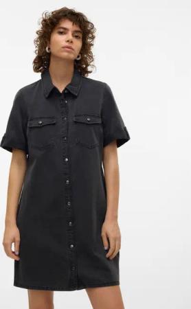 Vero Moda Jeanskleid VMJENNIE SS SHORT
