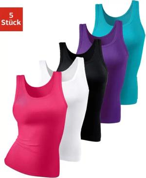 petite fleur Unterhemd (5er-Pack) aus weicher