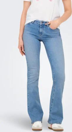 ONLY Bootcut-Jeans ONLBLUSH MID FLARED DNM