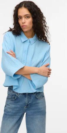 Vero Moda Hemdbluse VMNATALI CROP SHIRT
