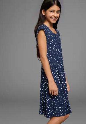 KangaROOS Jerseykleid, Skaterkleid aus Viskose für