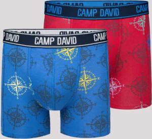 CAMP DAVID Boxershorts Set: (2-St) mit