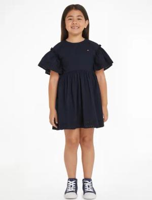 Tommy Hilfiger A-Linien-Kleid BRODERIE ANGLAISE DRESS
