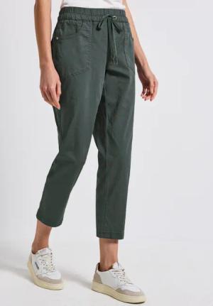 STREET ONE Röhrenhose mit Elastikbund