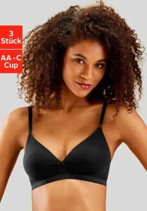 petite fleur Bralette-BH (Packung, 3 Stück)