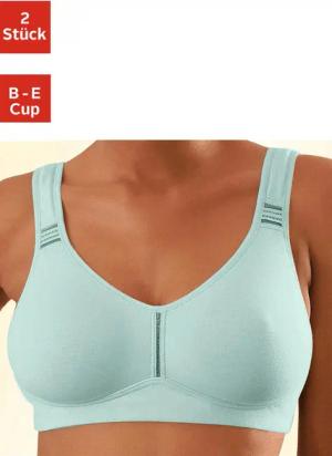 petite fleur T-Shirt-BH (Packung, 2 Stück)