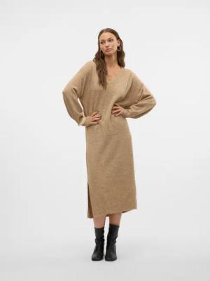 Vero Moda Strickkleid VMJUPITER LS V-NECK