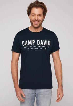CAMP DAVID T-Shirt mit Logo Print
