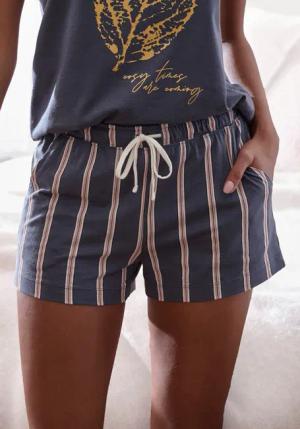 LASCANA Pyjamashorts mit Druck