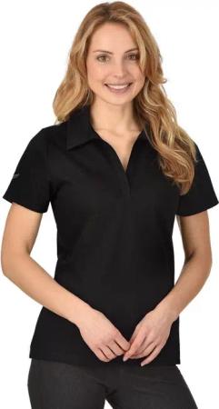 Trigema Poloshirt TRIGEMA Poloshirt ohne Knopfleiste
