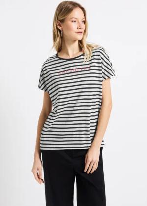 STREET ONE T-Shirt mit Rundhalsausschnitt