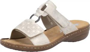 Rieker Pantolette, Sommerschuh, Strandschuh, Klettschuh mit