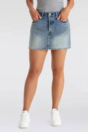Levi's® Jeansrock ICON SKIRT mit Used-Effekten