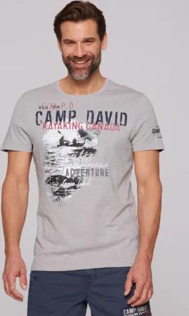 CAMP DAVID Rundhalsshirt aus Baumwolle