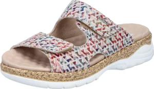 Rieker Pantolette Sommerschuh, Klettschuh, Hausschuh, Schlappen