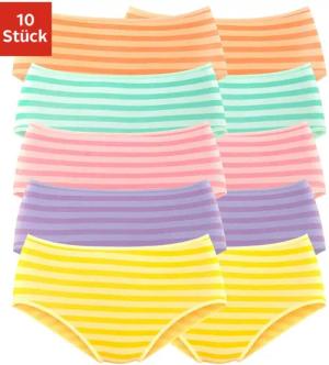petite fleur Hüftslip (10er-Pack) aus elastischer