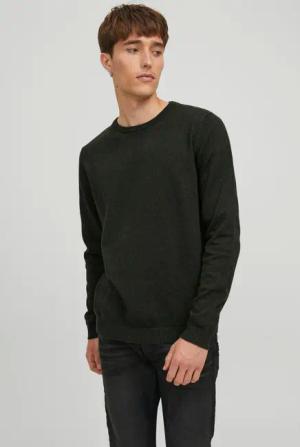Jack & Jones Rundhalspullover BASIC KNIT