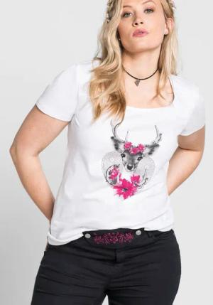 Sheego T-Shirt Große Größen mit Frontprint