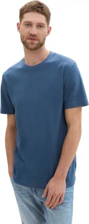 TOM TAILOR T-Shirt mit Pique Struktur