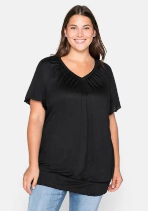 Sheego T-Shirt Große Größen mit Flügelärmeln