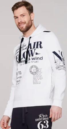 CAMP DAVID Hoodie mit Logo-Prints