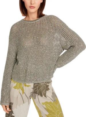 Marc Cain Rundhalspullover "Noble Neutrals" Premium