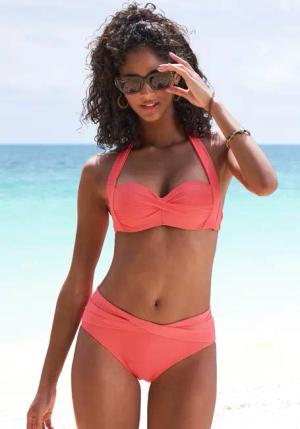 LASCANA Bügel-Bandeau-Bikini-Top Lolo, in getwisteter Optik