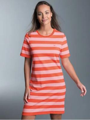 Trigema Jerseykleid TRIGEMA Heavy Kleid mit