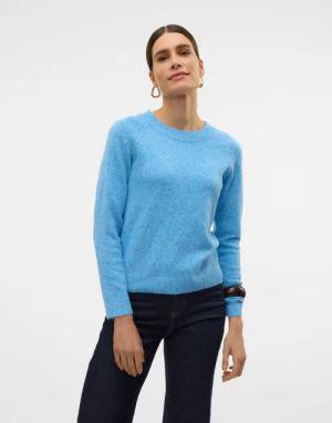 Vero Moda Rundhalspullover VMDOFFY LS O-NECK