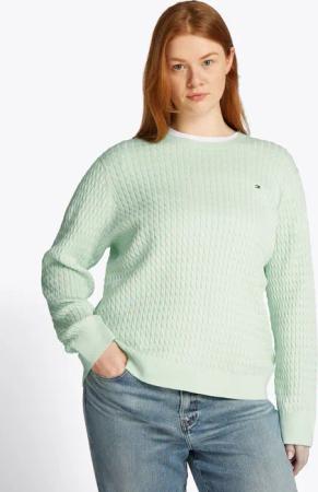 Tommy Hilfiger Curve Rundhalspullover CRV CO