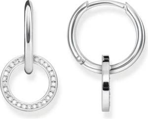 THOMAS SABO Paar Creolen Kreis, CR620-051-14,