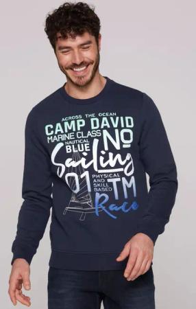 CAMP DAVID Sweater mit weicher Innenseite