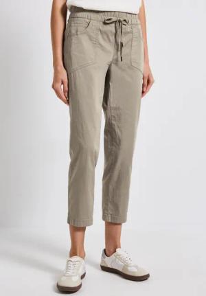 STREET ONE Röhrenhose mit Elastikbund