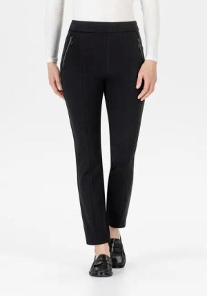 Stehmann Schlupfhose Sommerhose mit Reißverschlusstaschen