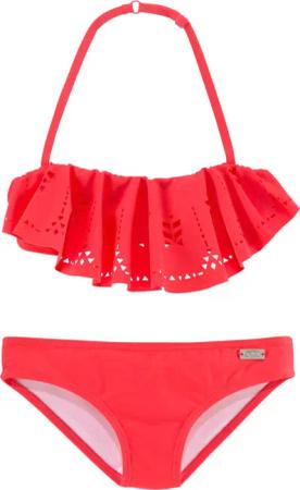 Buffalo Bandeau-Bikini mit modischem Volant
