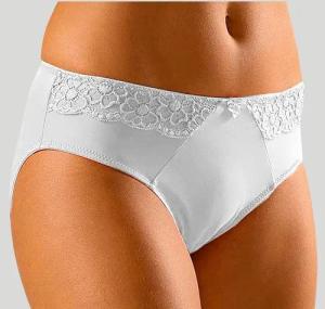 LASCANA Slip mit seitlichen Spitzeneinsätzen