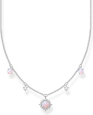 THOMAS SABO Kette mit Anhänger Opal-Imitation,