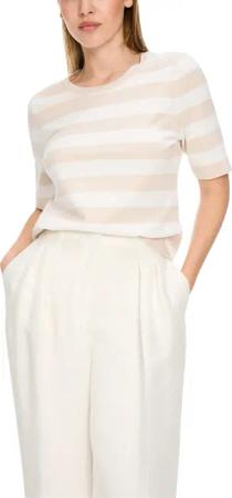Marc Cain Rundhalspullover "Noble Neutrals" Premium