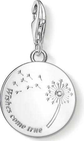 THOMAS SABO Charm-Einhänger Pusteblume WISHES COME