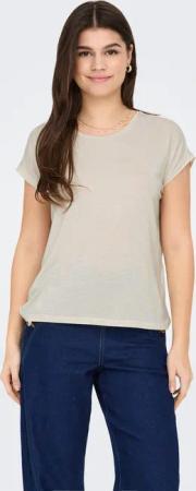 ONLY Kurzarmshirt ONLCLAUDIA S/S GLITTER STRIPE