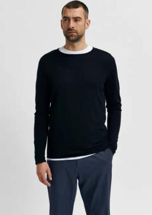 SELECTED HOMME Rundhalspullover ROME KNIT