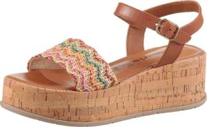 Tamaris Sandalette, Sommerschuh, Sandale, Plateauabsatz mit