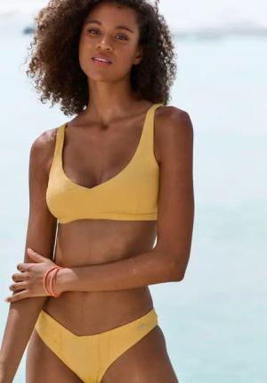 Venice Beach Bustier-Bikini-Top Lucky, aus gerippter