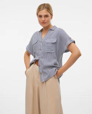 Vero Moda Hemdbluse VMBUMPY S/S SHIRT